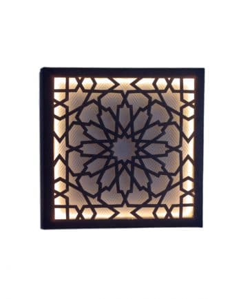 LED-faux-leather-Islamic-wall-light